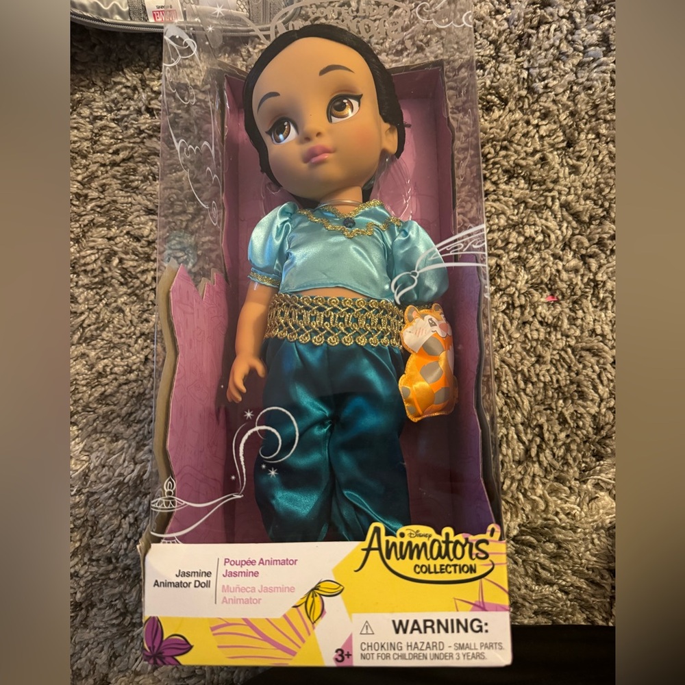 Disney Animators' Collection Jasmine Doll with Blue Outfit
